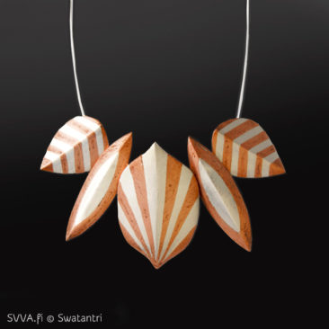 SVVA Silver Jewelry Leaves & Lines