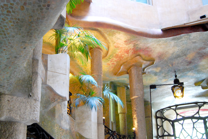 Interior at Casa Mila by Gaudí