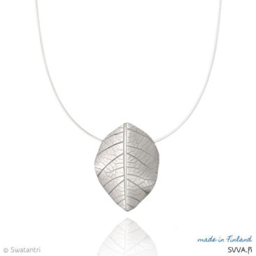 Silver jewelry pendant Natura bold