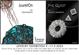 Leaves & Love Jewelry Exhibition 2023 at Helsinki Winter Garden